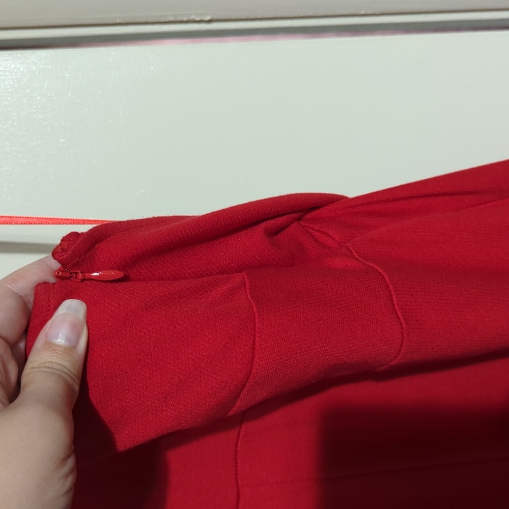 Maeve Red Halter-Back Midi Dress - Picture 11 of 13